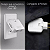 Adaptador Tomada Benjamin Articulado Múltiplas Entradas Com Entrada USB - Imagem 3
