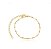 Pulseira Bolinhas Lisas Ouro 18k 16cm - Imagem 1