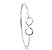 Bracelete Infinito Prata 925 Feminino - Imagem 1