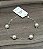 Pulseira Delicada com 4 Pérolas Branco Perolado - Imagem 2