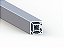 Perfil Estrutural em Alumínio 30x30 Básico de Canto / Perfis Cortados - Imagem 1