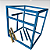 Kit Frame em Perfil Estrutural em Alumínio Azul P/ Impressora 3D Voron Trident - Imagem 1