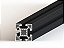 Perfil Estrutural em Alumínio 45x45 Básico Preto- Canal 10 - Imagem 1