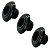 kit 3 Borrachas Vedacao Bobina de Ignicao Vela Original Sea Doo 420460830 - Imagem 5