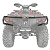 Pára-choque traseiro XT Can-Am Outlander - Imagem 1