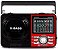 Radio Caixa de Som Retrô USB - XBASS - LELONG LE-616 - Imagem 1