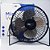 Ventilador de mesa Luatek Mini LS-904 preto com 4 pás - Imagem 4