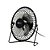 Ventilador de mesa Luatek Mini LS-904 preto com 4 pás - Imagem 1
