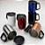 10 Canecas Inox Parede Dupla 350ml - Imagem 1