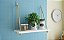 Preteleira decorativa suspensa por cordas de sisal - Imagem 1