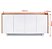 Buffet moderno com 4 portas e base em MDF - Imagem 4
