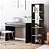 Kit Home Office com escrivaninha uma gaveta e estante aberta com prateleiras. - Imagem 2
