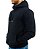 Blusa de Frio Moletom Masculino Ziper Preta - Imagem 2