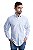 Camisa Xadrez- 67% Linho 33% Algodão (azul/branca) - Imagem 3