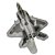 F-22 Raptor (METAL) - COM OPÇÃO DE TREM DE POUSO - 1:100 - Imagem 2