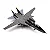 F-14 TOMCAT - 1:100 - DESCONTÃO! (embalagem levemente danificada) (4B) - Imagem 2