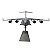 C-17 GLOBEMASTER - 1:200 (GRANDE) - CINZA ESCURO - Imagem 2