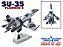 SU-35 Flanker-E 1:100 - METAL - Imagem 1