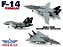 F-14 TOMCAT - 1:72 (GRANDE) - ASAS COM GEOMETRIA VARIÁVEL - Imagem 1