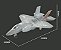 Caça F-35 (25CM) - BRINQUEDO (com luzes e fricção) - Imagem 4