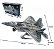 F-22 RAPTOR - Fácil Montagem - NÃO precisa pintar/colar - Imagem 1