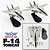 F-14 TOMCAT - METAL - Asas com geometria variável e opções de trem de pouso (1:100) - Imagem 1