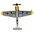 Avião da 2ª Guerra MESSERSCHMITT BF-109 - METAL - 1:72 - com hélice móvel - Imagem 3