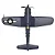 Avião da 2ª Guerra F4U CORSAIR - METAL - 1:72 - com hélice móvel - Imagem 2