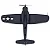 Avião da 2ª Guerra F4U CORSAIR - METAL - 1:72 - com hélice móvel - Imagem 3