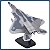 F-22 RAPTOR - Metal - 20cm (1/100) - Com luzes e som (BRINQUEDO) - Imagem 4