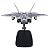 F-22 RAPTOR - Metal - 20cm (1/100) - Com luzes e som (BRINQUEDO) - Imagem 1