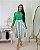 Conjunto Saia Midi Listrada e Blusa Manga Longa 0231 - Imagem 1