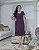 Vestido Midi Jeans Chambray Com Pesponto Botões e Bolsos 3001 - Imagem 8