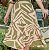 Vestido Midi Estampado Com Mangas e Babado 9113 - Imagem 4