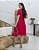 Vestido Midi Vermelho 0492 - Imagem 4