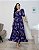 Vestido Longo Estampado Com Franzido 5010 - Imagem 2