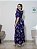 Vestido Longo Estampado Com Franzido 5010 - Imagem 4