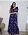 Vestido Longo Estampado Com Franzido 5010 - Imagem 8