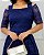 Vestido  Renda Midi Manga Com Recorte 8327 - Imagem 7