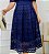 Vestido  Renda Midi Manga Com Recorte 8327 - Imagem 8