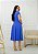 Vestido Midi Liso Com Pregas e Manga Curta 8328 - Imagem 10