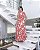 Vestido Longo Estampado Babado Nas Mangas 2352 - Imagem 5