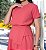 Vestido Amplo Longo Com Cinto - Imagem 5
