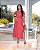 Vestido Amplo Longo Com Cinto - Imagem 6
