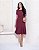 Vestido Midi Liso Com Recorte 9034 - Imagem 6