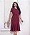 Vestido Midi Liso Com Recorte 9034 - Imagem 3