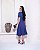 Vestido Midi Liso Com Recorte 9034 - Imagem 4