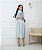 Conjunto Saia Midi Listrada e Blusa - Imagem 3