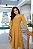 Vestido Midi Com Pregas e Manga 3/4 - Imagem 1
