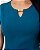 Vestido Midi Liso Com Pregas e Manga Curta - Imagem 8
